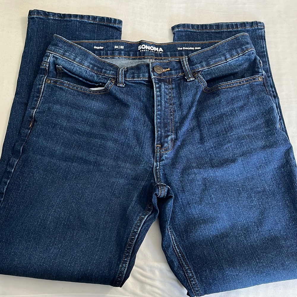 Sonoma jeans, dark blue, size 34